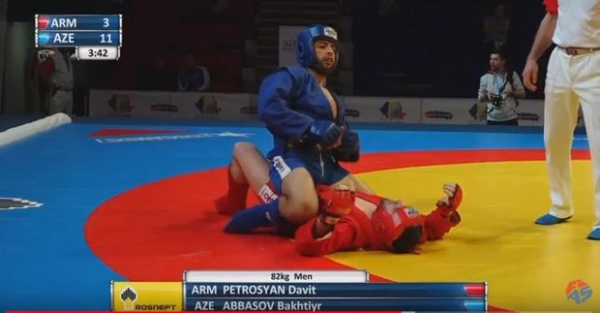 Bəxtiyar Abbasov dünya çempionatında ermənini döşəyə çıxmağa peşman 